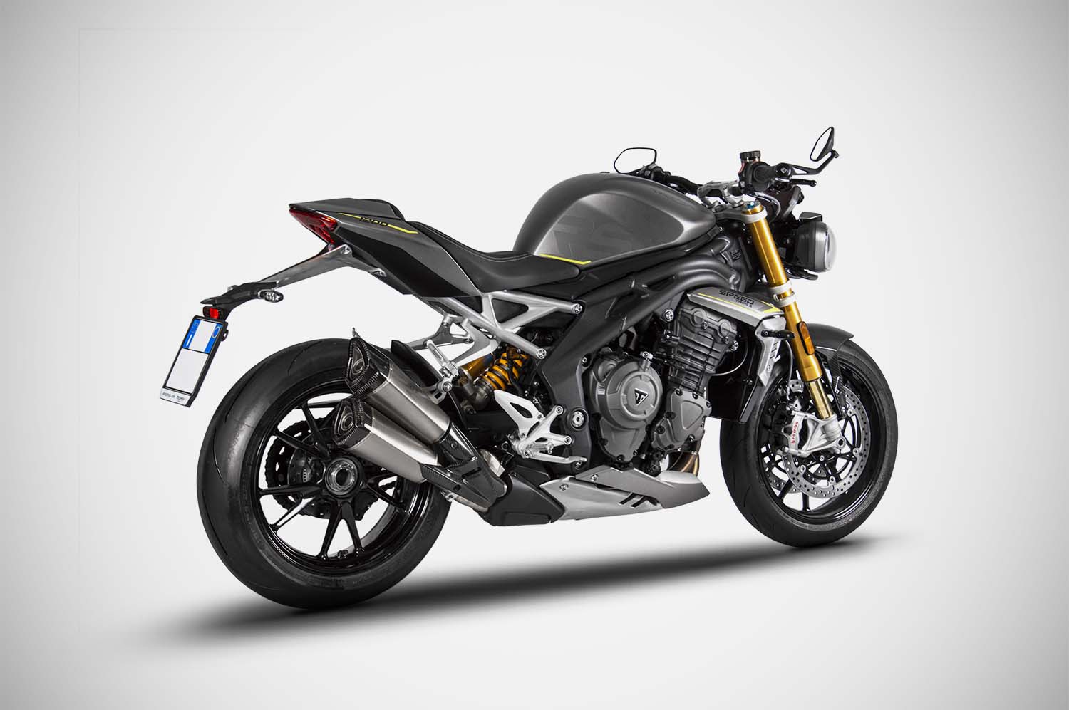 ZARD Dual Muffler Slip-on for Triumph Speed Triple 1200 RS/RR
